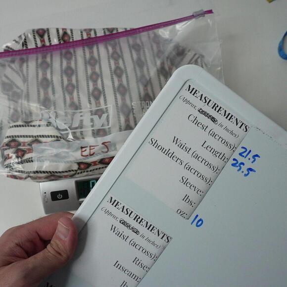 VTG 80s Southwestern Aztec Print AOP Button Up‎ Shirt Mens L Rodeo Western Red - Picture 5 of 5